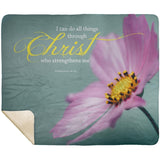 MeditateHealing.com | Bible Verses Premium Sherpa Mink Blanket