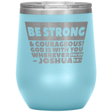 MeditateHealing.com Stainless Steel Vacuum Insulated Wine Tumbler