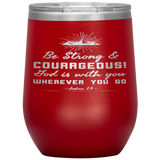 MeditateHealing.com Stainless Steel Vacuum Insulated Wine Tumbler