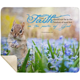 MeditateHealing.com | Bible Verses Premium Sherpa Mink Blanket