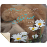 MeditateHealing.com | Bible Verses Premium Sherpa Mink Blanket