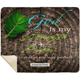 MeditateHealing.com | Bible Verses Premium Sherpa Mink Blanket