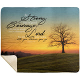 MeditateHealing.com | Bible Verses Premium Sherpa Mink Blanket
