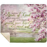 MeditateHealing.com | Bible Verses Premium Sherpa Mink Blanket