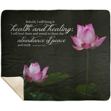 MeditateHealing.com | Bible Verses Premium Sherpa Mink Blanket