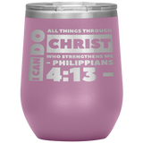 MeditateHealing.com Stainless Steel Vacuum Insulated Wine Tumbler