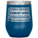 MeditateHealing.com Stainless Steel Vacuum Insulated Wine Tumbler