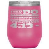 MeditateHealing.com Stainless Steel Vacuum Insulated Wine Tumbler