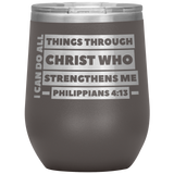 MeditateHealing.com Stainless Steel Vacuum Insulated Wine Tumbler