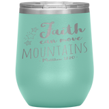 MeditateHealing.com Stainless Steel Vacuum Insulated Wine Tumbler
