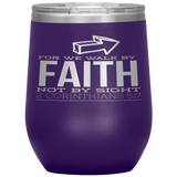 MeditateHealing.com Stainless Steel Vacuum Insulated Wine Tumbler