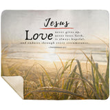 MeditateHealing.com | Bible Verses Premium Sherpa Mink Blanket