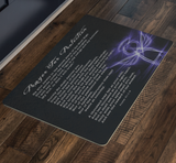 Bible Verses Anti-Slip Protective Doormat Prayer for Protection ~Psalm 91:1-8~ (Design: Angel 2)