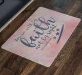 Bible Verses Anti-Slip Protective Doormat ~2 Corinthians 5:7~ Design 9