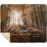 MeditateHealing.com | Bible Verses Premium Sherpa Mink Blanket