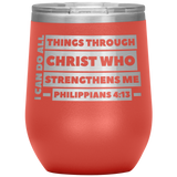 MeditateHealing.com Stainless Steel Vacuum Insulated Wine Tumbler