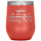 MeditateHealing.com Stainless Steel Vacuum Insulated Wine Tumbler