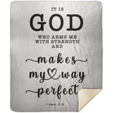 MeditateHealing.com | Bible Verses Premium Sherpa Mink Blanket