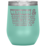 MeditateHealing.com Stainless Steel Vacuum Insulated Wine Tumbler