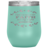 MeditateHealing.com Stainless Steel Vacuum Insulated Wine Tumbler
