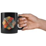 Bible Verses Black Mugs - Psalm 73:26 (Design 4) - Meditate Healing Christian Store