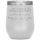 MeditateHealing.com Stainless Steel Vacuum Insulated Wine Tumbler