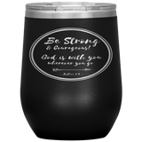 MeditateHealing.com Stainless Steel Vacuum Insulated Wine Tumbler