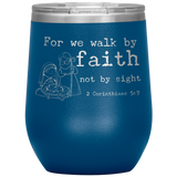 MeditateHealing.com Stainless Steel Vacuum Insulated Wine Tumbler