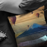 MeditateHealing.com Superior Broadcloth Fabric Throw Pillow Case