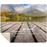 MeditateHealing.com | Bible Verses Premium Sherpa Mink Blanket