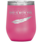 MeditateHealing.com Stainless Steel Vacuum Insulated Wine Tumbler