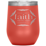 MeditateHealing.com Stainless Steel Vacuum Insulated Wine Tumbler