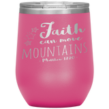MeditateHealing.com Stainless Steel Vacuum Insulated Wine Tumbler