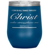 MeditateHealing.com Stainless Steel Vacuum Insulated Wine Tumbler