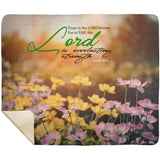 MeditateHealing.com | Bible Verses Premium Sherpa Mink Blanket