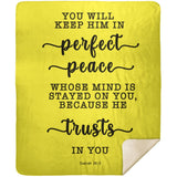 MeditateHealing.com | Bible Verses Premium Sherpa Mink Blanket