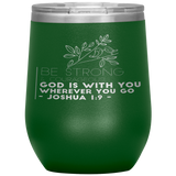 MeditateHealing.com Stainless Steel Vacuum Insulated Wine Tumbler