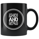 MeditateHealing.com | Dishwasher Safe Black Mugs