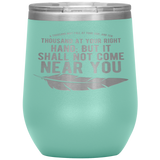 MeditateHealing.com Stainless Steel Vacuum Insulated Wine Tumbler