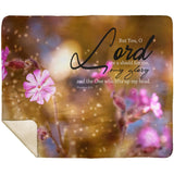 MeditateHealing.com | Bible Verses Premium Sherpa Mink Blanket