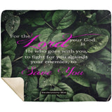 MeditateHealing.com | Bible Verses Premium Sherpa Mink Blanket