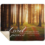 MeditateHealing.com | Bible Verses Premium Sherpa Mink Blanket