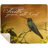 MeditateHealing.com | Bible Verses Premium Sherpa Mink Blanket