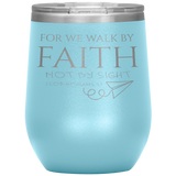MeditateHealing.com Stainless Steel Vacuum Insulated Wine Tumbler
