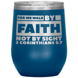 MeditateHealing.com Stainless Steel Vacuum Insulated Wine Tumbler