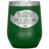 MeditateHealing.com Stainless Steel Vacuum Insulated Wine Tumbler