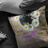 MeditateHealing.com Superior Broadcloth Fabric Throw Pillow Case