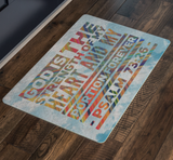 Bible Verses Anti-Slip Protective Doormat ~Psalm 73:26~ Design 5