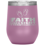 MeditateHealing.com Stainless Steel Vacuum Insulated Wine Tumbler