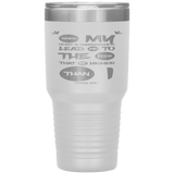 MeditateHealing.com 30oz Vacuum Tumbler